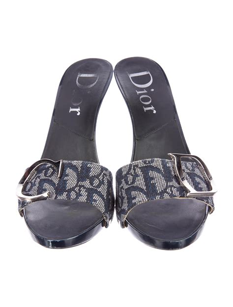 women's christian dior slides|Christian Dior sandals bottom.